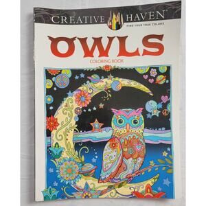 Creative Haven Owls Coloring Book